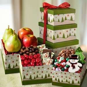 Summit Christmas Fruit and Snack Tower  Grocery & Gourmet 