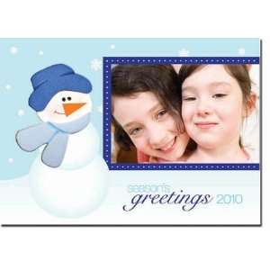  Spark & Spark Holiday Greeting Cards   Snowman in the Snow 