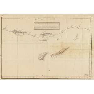  1700s map Coast of Honduras