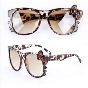  Hot Leopard Hello Kitty Bow Tie Sunglasses Fashion must 
