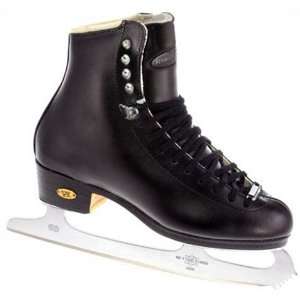 Riedell Ice Skates 25 TS Junior Black   Size junior 10 