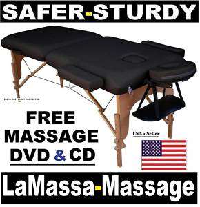 Lamassa Massage Table $101.00 New Bed Spa Portable 2kX  
