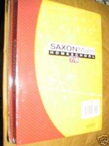 SAXON MATH 76 4E HOMESCHOOL HOME STUDY KIT 7/6 GRADE 6  