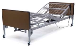 Patriot Semi Electric Hospital Bed with Rails Mattress  