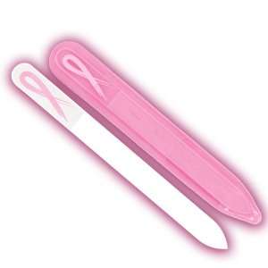   By DM Merchandising, Inc. Breast Cancer Awareness Glass Nail File