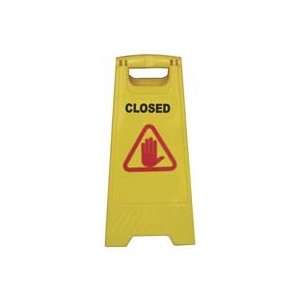Pro Source Closed 24 X 12 Floor Sign 2 Sided