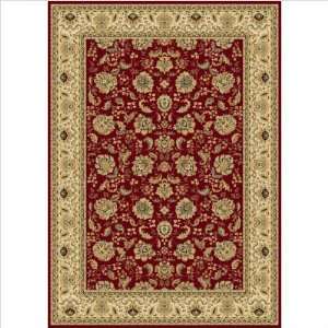 Persian Sebago Arcadia Crimson / Wheat Oriental Rug Size 710 x 10 