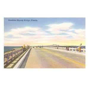  Sunshine Skyway Bridge, Florida Premium Giclee Poster 