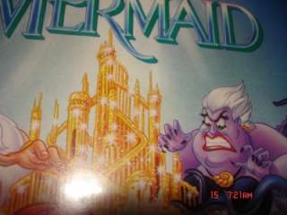 The Little Mermaid Banned Recalled VHS Cover Tape Movie Disney Classic 