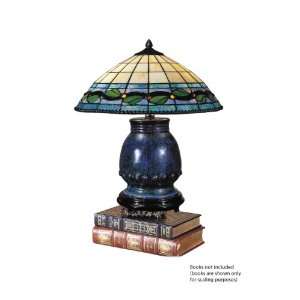 Dale Tiffany TT100474 Takara Ceramic Table Lamp, Blue/Purple Glaze and 