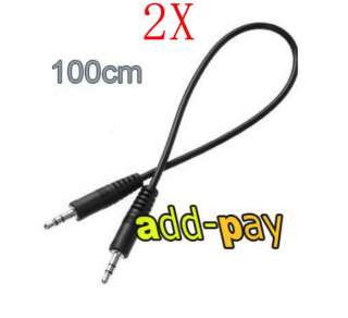 SHORT 100CM STEREO 3.5MM MINI JACK CABLE FOR  IN CAR  