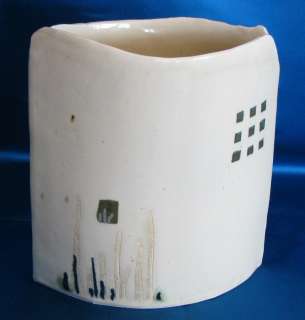 Vintage Mid Century Modern Studio Pottery Vessel Vase  