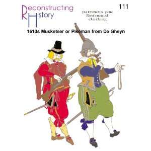   Musketeer or Pikeman   Doublet, Jerkin, Cassock and Breeches Pattern