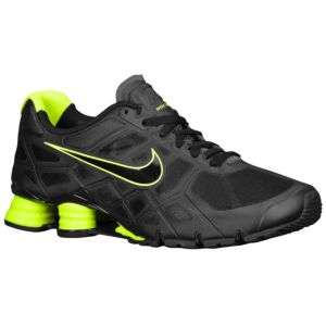 Nike Shox Turbo + 12   Mens   Running   Shoes   Black/Dark Grey/Volt