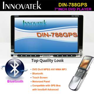   788 GPS 7 WiFi CAR DVD/BLUETOOTH//MPX/DivX/CD/FM WEB 1080p Player