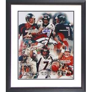  John Elway Denver Broncos Framed Autographed Collage 