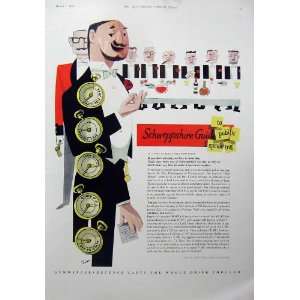  1959 Advertisement Johnnie Walker Whisky Schweppes