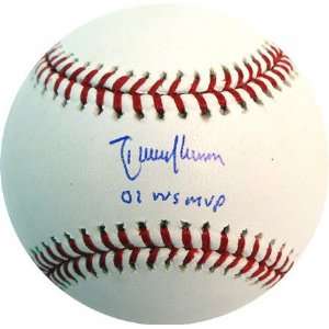   Johnson 2001 World Series MVP Autographed Baseball