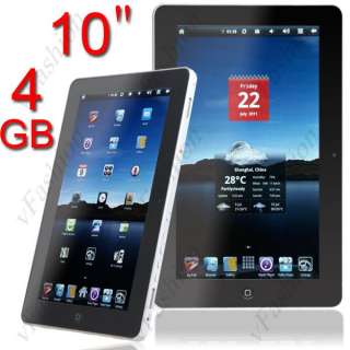 You are buying NEW 10 Inch Android Tablet PC WIFI Netbook PDA 1GHz 4GB 