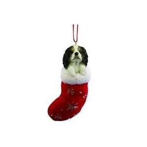  Tri Color King Charles Cavalier Dog Christmas Ornament 