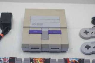 Super Nintendo Entertainment System (SNES) Bundle + 14 Games ~ Super 