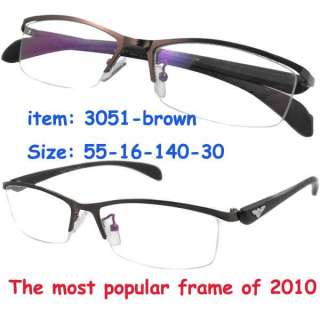 designer brown unisex optical reading eyeglasses frame  