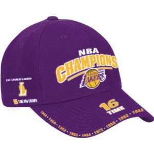  Los Angeles Lakers Championships Adjustable Hat Sports 