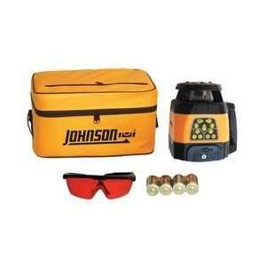  Rotary Laser Level,1500 Ft. Dia.,red   JOHNSON