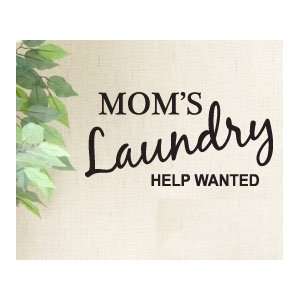  Moms Laundry Help Vinyl Wall Art Decor Quote Decal 