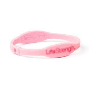  LifeStrength Negative Ion Bracelet   Pink Band   Large 