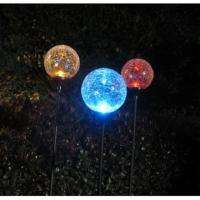 OUTDOOR LED LIGHT BALL LAMP BACKYARD LIGHTS SOLAR GARDEN PORCH 