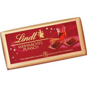 Lindt Christmas Punsch Chocolate  100 G Grocery & Gourmet Food