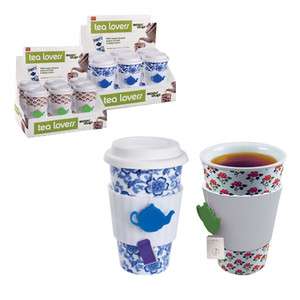 DCI Tea Lovers Eco Porcelain Cup Coffee Travel Mug  