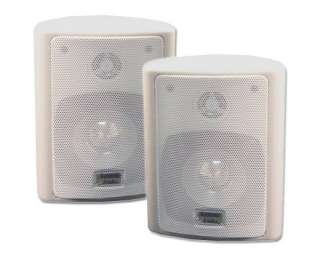 New Pair 300 Watt White Pro Audio 2 Way PA Speakers NR  