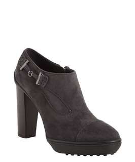 Tods grey suede Progetto ankle boots