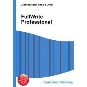  FullWrite Professional Ronald Cohn Jesse Russell Books
