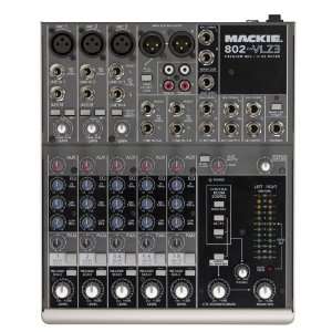  Mackie 802 VLZ3 8 Ch. Compact Recording/SR Mixer Musical 