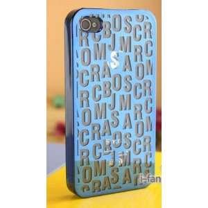  MARC BY MARC JACOBS Metallic feel iPhone 4/4S Case   BLUE 