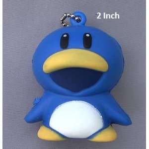  Super Mario Bros Wii Soft Squshy Keychain Penguin Toys 