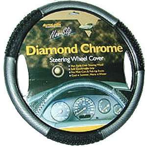  Diamond Chrome Massage Steering Wheel Cover (54 6214 