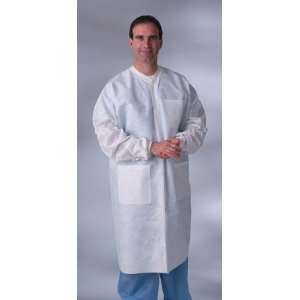 MEDLINE INDUSTRIES NONSW500M SMS Lab Coats with Knit Collar & Cuffs 