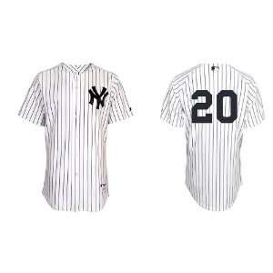  New York Yankees #20 Jorge Posada White Baseball Jerseys for Men 