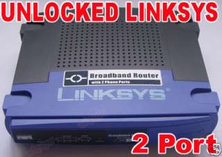 Unlocked Linksys RT31P2 VOIP Router Phone Adapter 2port  