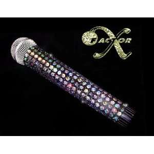  Bling Slinger Microphone Skins Cover, Silver Stretch 
