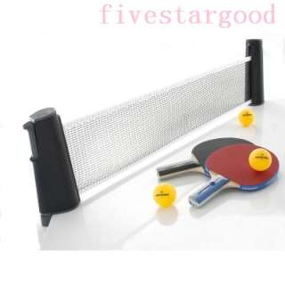   Rollnet 600 Set Table Tennis Ping Pong Net,Paddles,Balls  