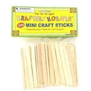  Mini Craft Sticks Case Pack 50 