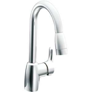  Moen CFG CA42519 Single Handle Pullout Kitchen Faucet 
