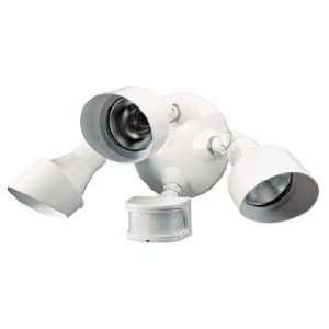  White 3 Light Motion Sensor Security 19 Wide Outdoor 