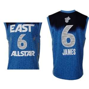 NBA All Star 2012 Jerseys LeBron James #6 Miami Heat BLUE Basketball 
