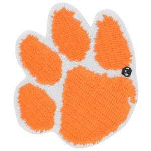  NCAA Clemson Tigers Orange Embroidered Stick On Team Logo Patch 